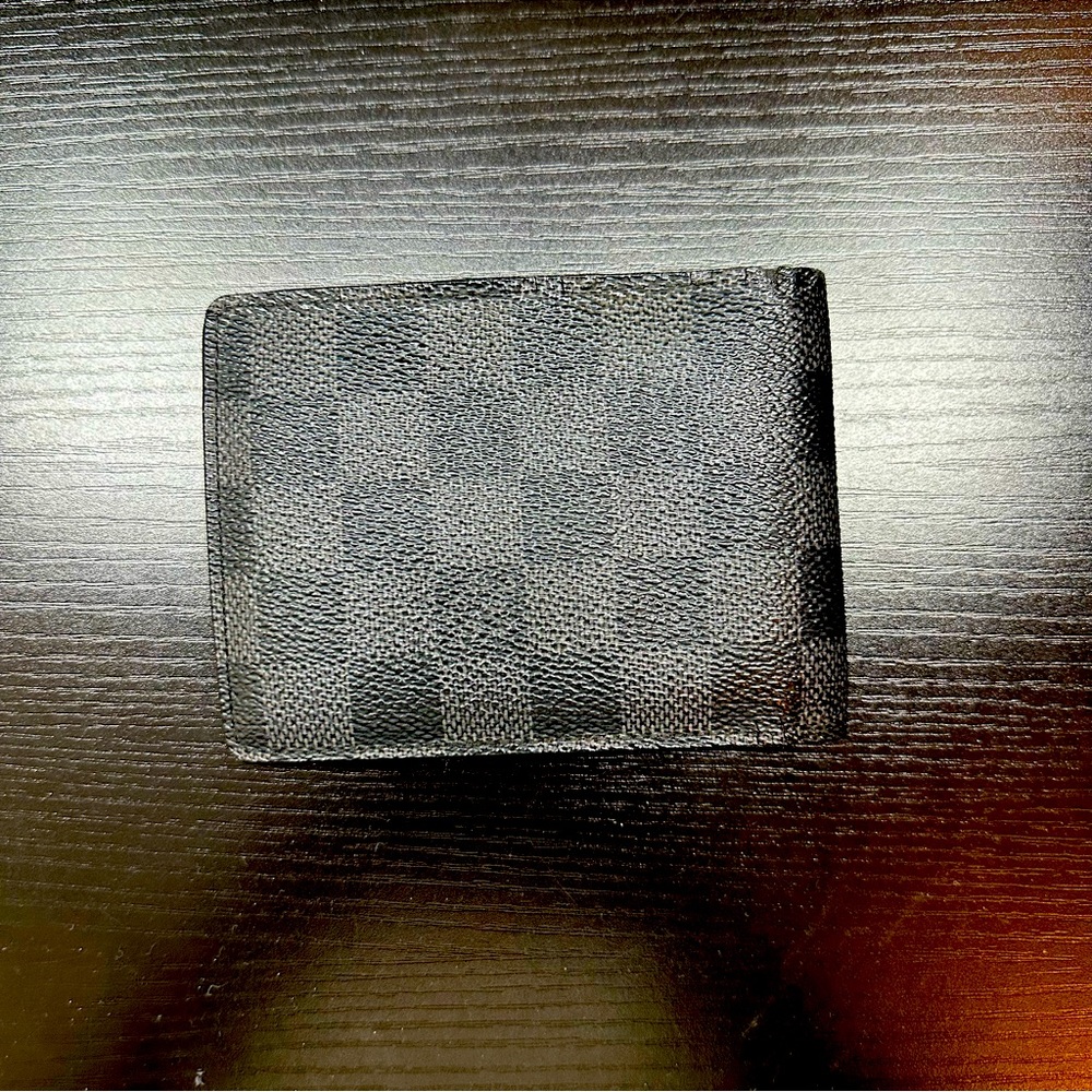 COPY - LOUIS VUITTON Damier graphite men’s slim bifold wallet